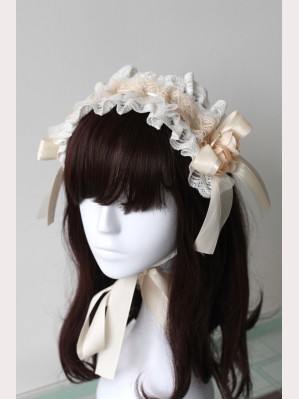 Souffle Song Flower Lace Ribbon Lolita Headdress
